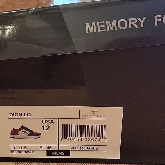 Men's Dion Low Casual Sneakers from Finish Lin CREATIVE Recreation Size 12 - Picture 8 of 8